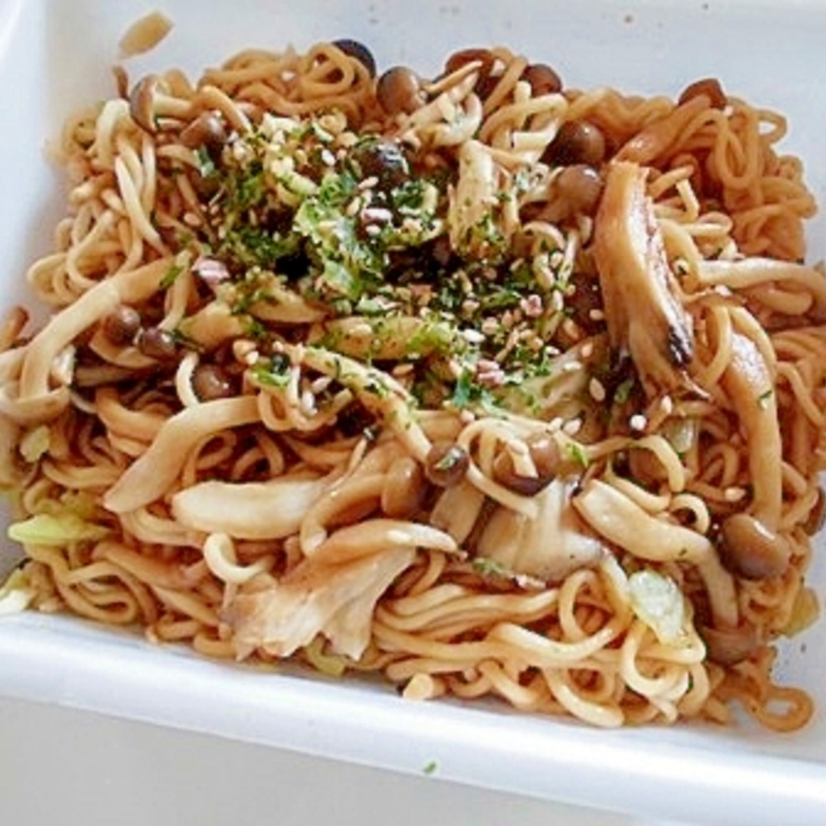 カロリー気にせずカサ増し きのこ入りカップ焼きそば レシピ 作り方 By V るん 0394 楽天レシピ カロリー気にせずカサ増し きのこ入りカップ焼きそば レシピ 作り方 By V るん 0394 楽天レシピ